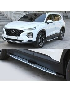 Hyundaı Santa Fe 2019- Yan Basamak Koruma Sıde Step Bmw Style