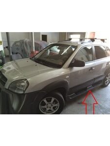 Hyundaı Tucson 2004 - 2012 Oem Siyah Yan Basamak